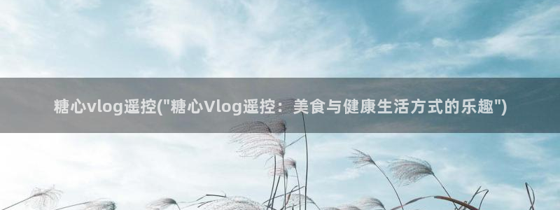 糖心vlog网址app:糖心vlog遥控