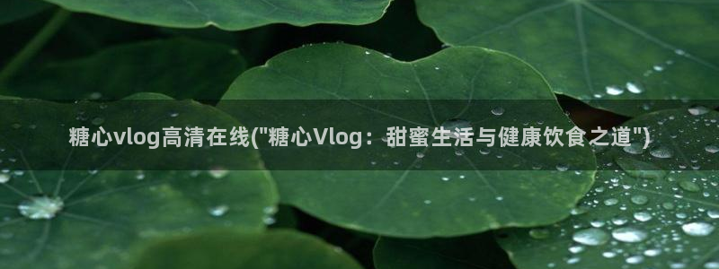 糖心vlog元气兔:糖心vlog高清在线